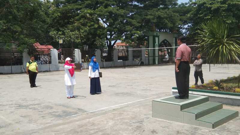 Persiapkan Upacara HAB, MAN 2 Rembang Gelar Latihan