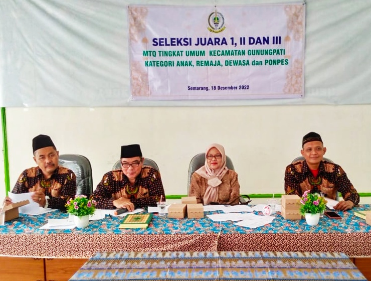 Seleksi Juara MTQ Tingk. Kecamatan Gunungpati