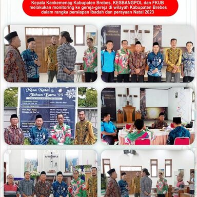 Kemenag Brebes Pastikan Ibadah dan Perayaan Nataru Berjalan Lancar &nbsp;