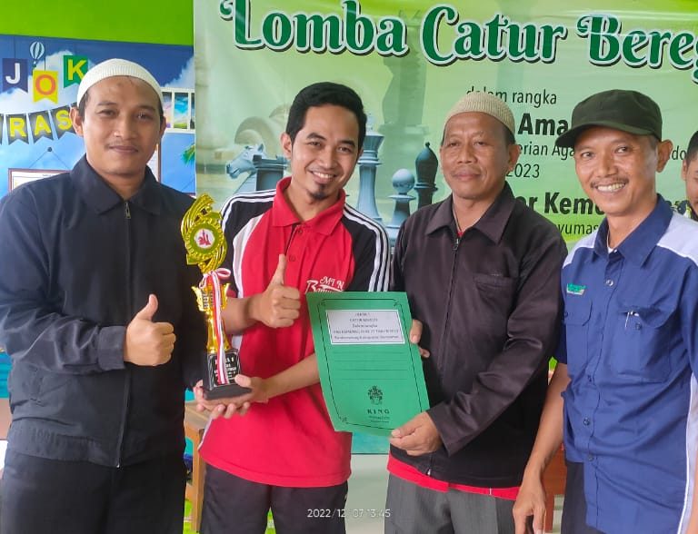 Tim Catur Kotip Rebut Juara 1