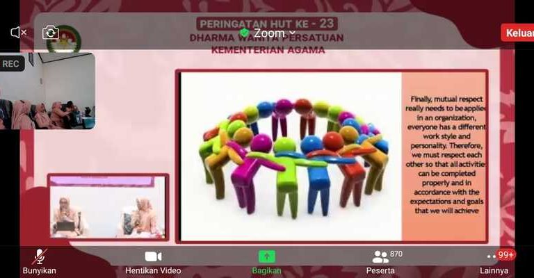 DWP Kemenag Kota Semarang Kenali Syarat dan Ciri Organisasi Sehat
