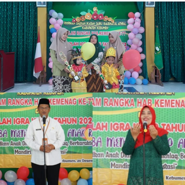 Semarak HAB Ke-77, IGRA Kebumen Gelar Lomba Menyanyi Solo Anak