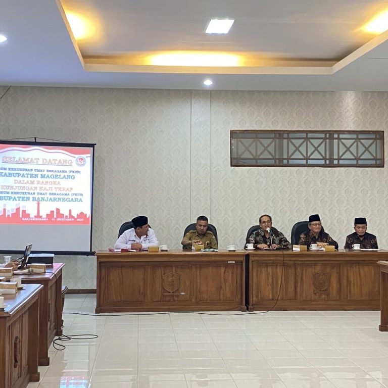 Sharing Kerukunan Beragama Antara FKUB Kabupaten Magelang Bersama FKUB Banjarnegara