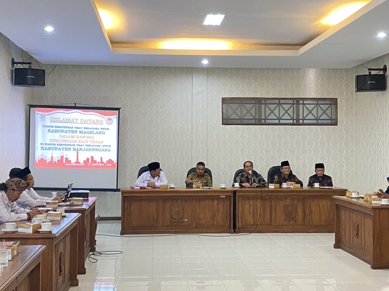 Sharing Kerukunan Beragama Antara FKUB Kabupaten Magelang Bersama FKUB Banjarnegara