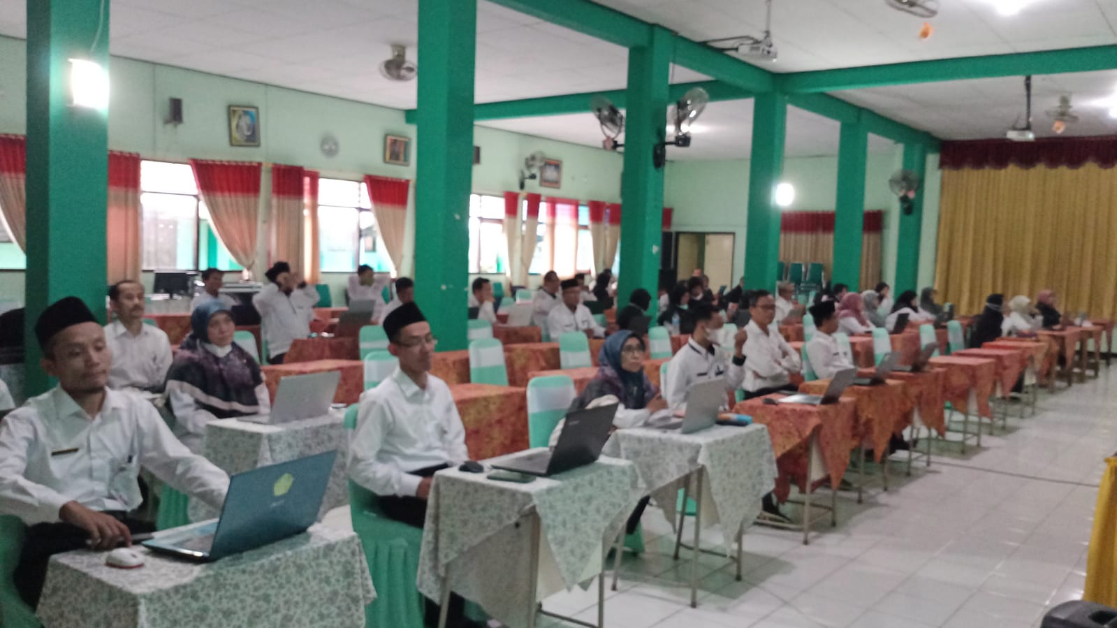 Pelaksanaan CAT IPMB Di Kemenag Kebumen Berjalan Dengan Lancar