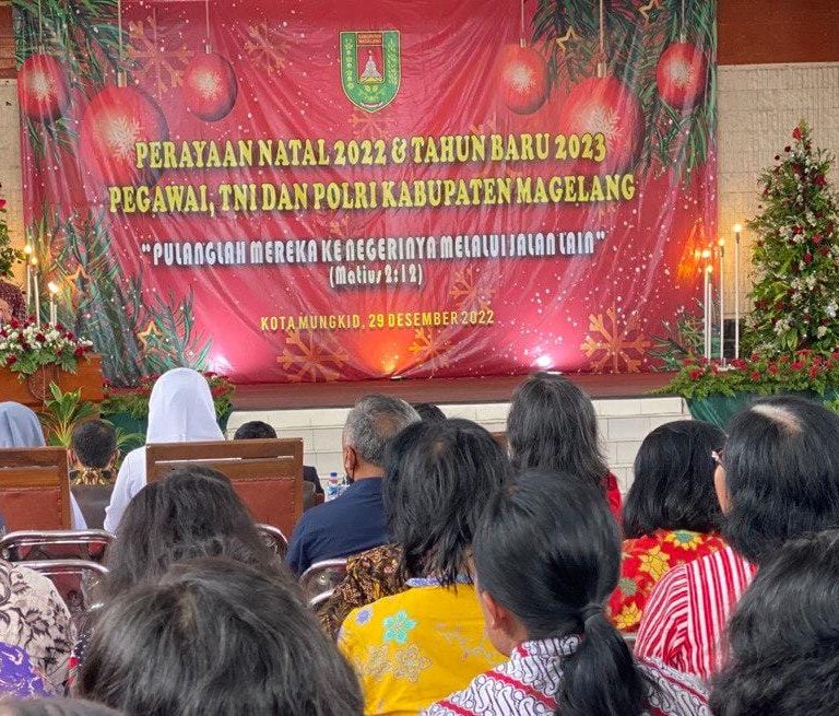 Bupati Magelang Ajak Umat Kristiani Kuatkan Nilai-Nilai Kebangsaan