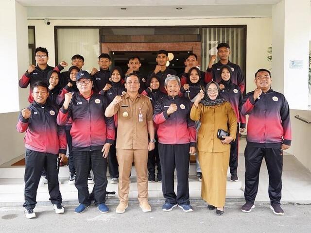 Berlaga di Pra Porprov, Atlet Pencak Silat Minta Restu Walkot