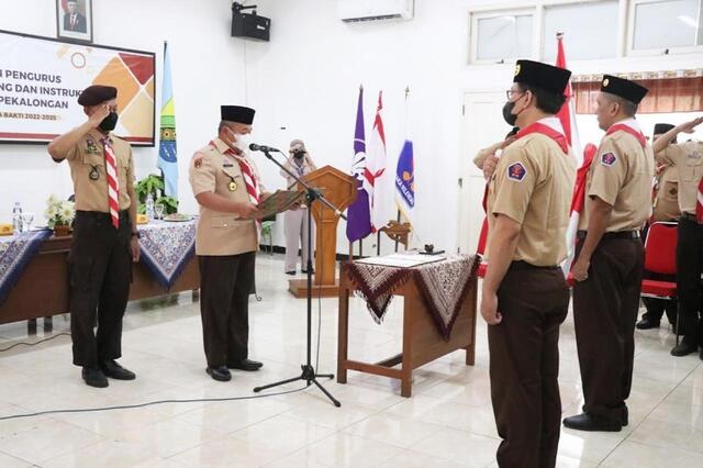 Wakil Walikota Kukuhkan Pembina Saka Milenial Kwarcab Gerakan Pramuka Kota Pekalongan