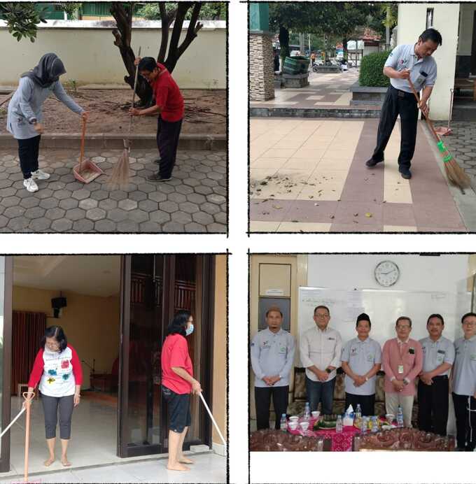 Peringati HAB, Kemenag Rembang Gelar Bersih-Bersih Rumah Ibadah