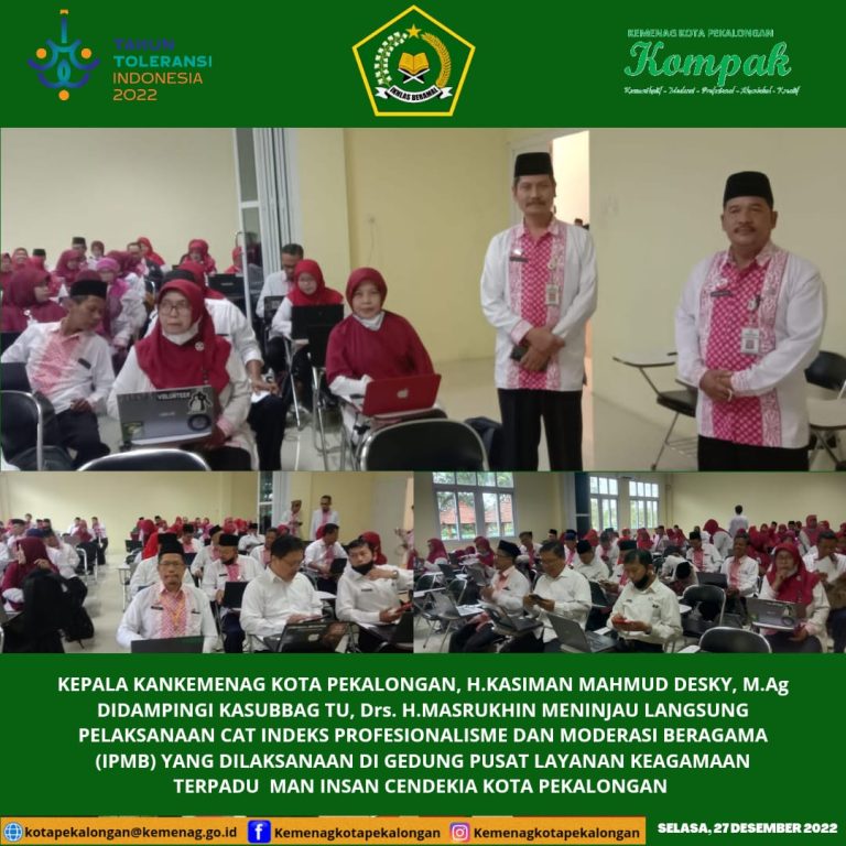 CAT IPMB di MAN IC Kota Pekalongan Lancar