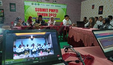 MAN 2 Rembang Lakukan Submit PMPZI Serentak