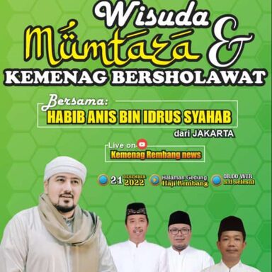 Kemenag Bakal Gelar Sholawat Habib Anis Syahab dan Wisuda Mumtaza