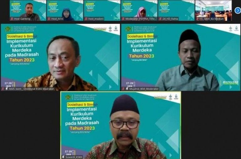 Puluhan Ribu Guru Madrasah Ikuti Bimtek Implementasi Kurikulum Merdeka