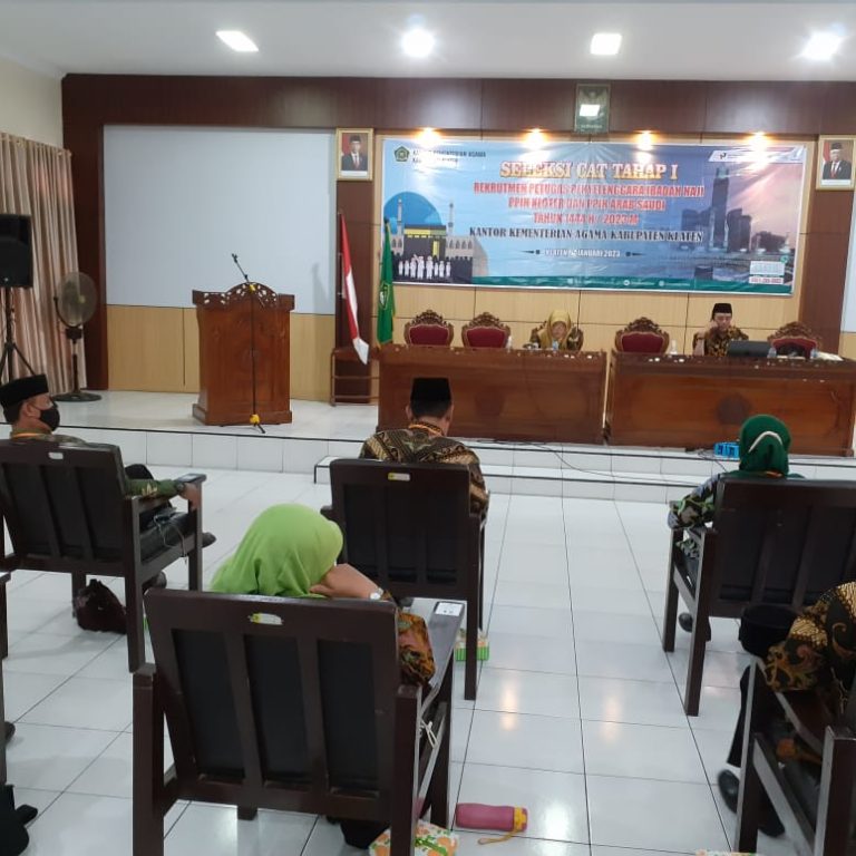 Seleksi Tahap I Rekruitmen Petugas Haji Kemenag Klaten