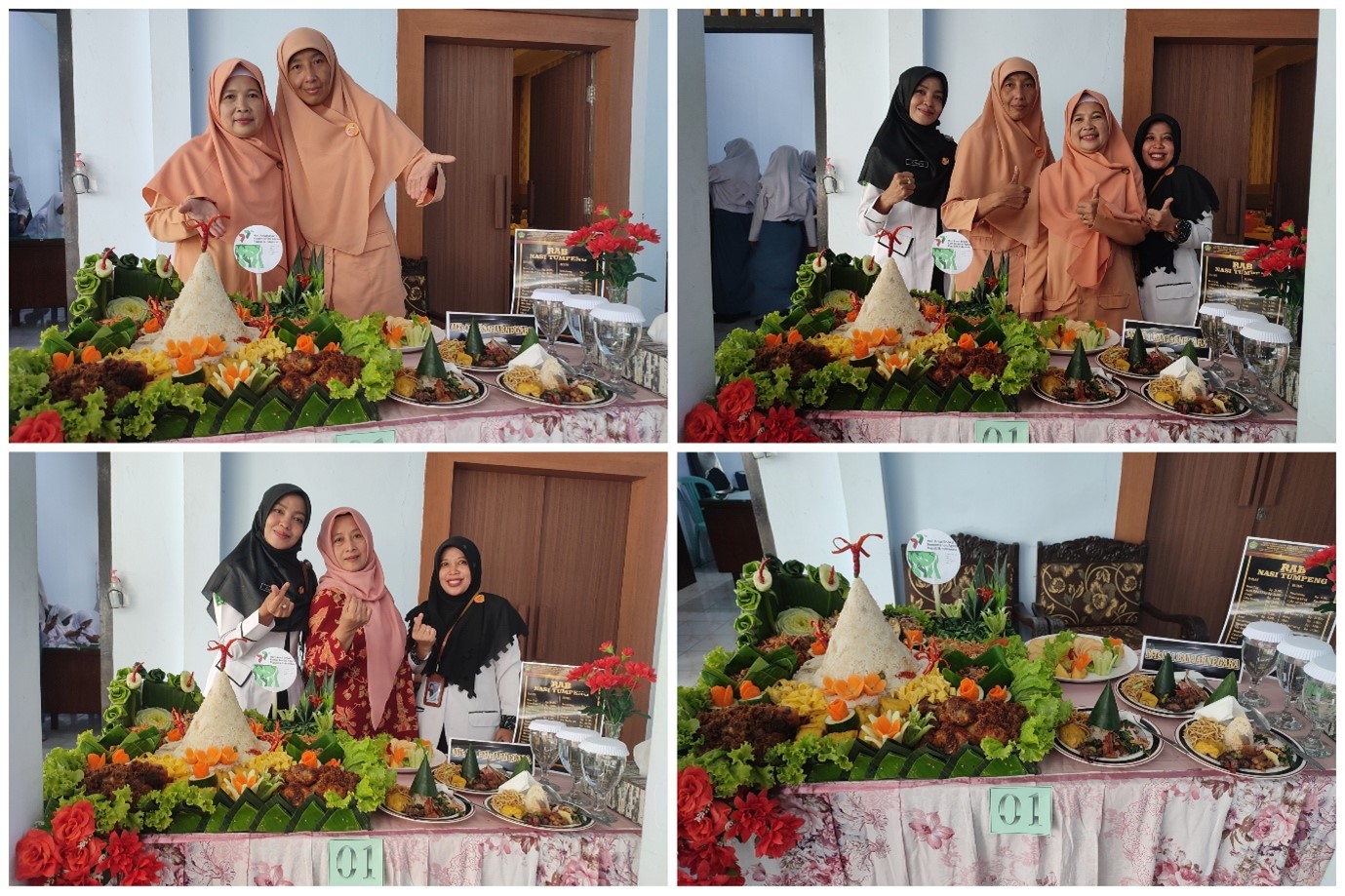 DWP MTs Negeri 1 Banjarnegara Ikuti Lomba Membuat dan Menghias Tumpeng