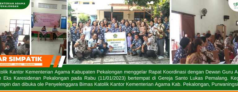 Rakor Bimas Katolik se eks Karesidenan Pekalongan