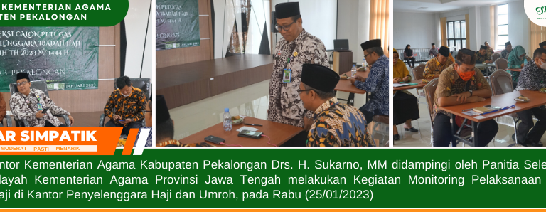 Kemenag Pekalongan Laksanakan Tes Bagi Calon Petugas Haji Indonesia   