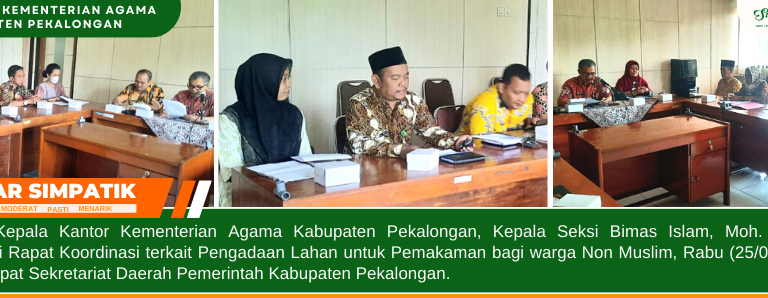 Rapat Koordinasi Pengadaan Lahan Pemakaman Non Muslim