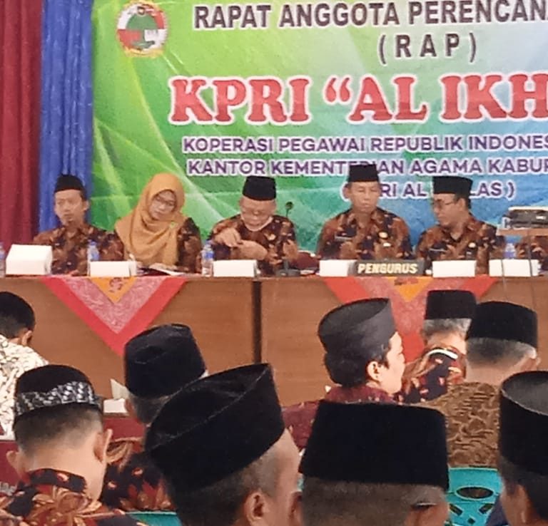 RAP Koperasi  Al Ikhlas , Suhadi Dorong Peningkatan Unit Usaha Simpan Pinjam