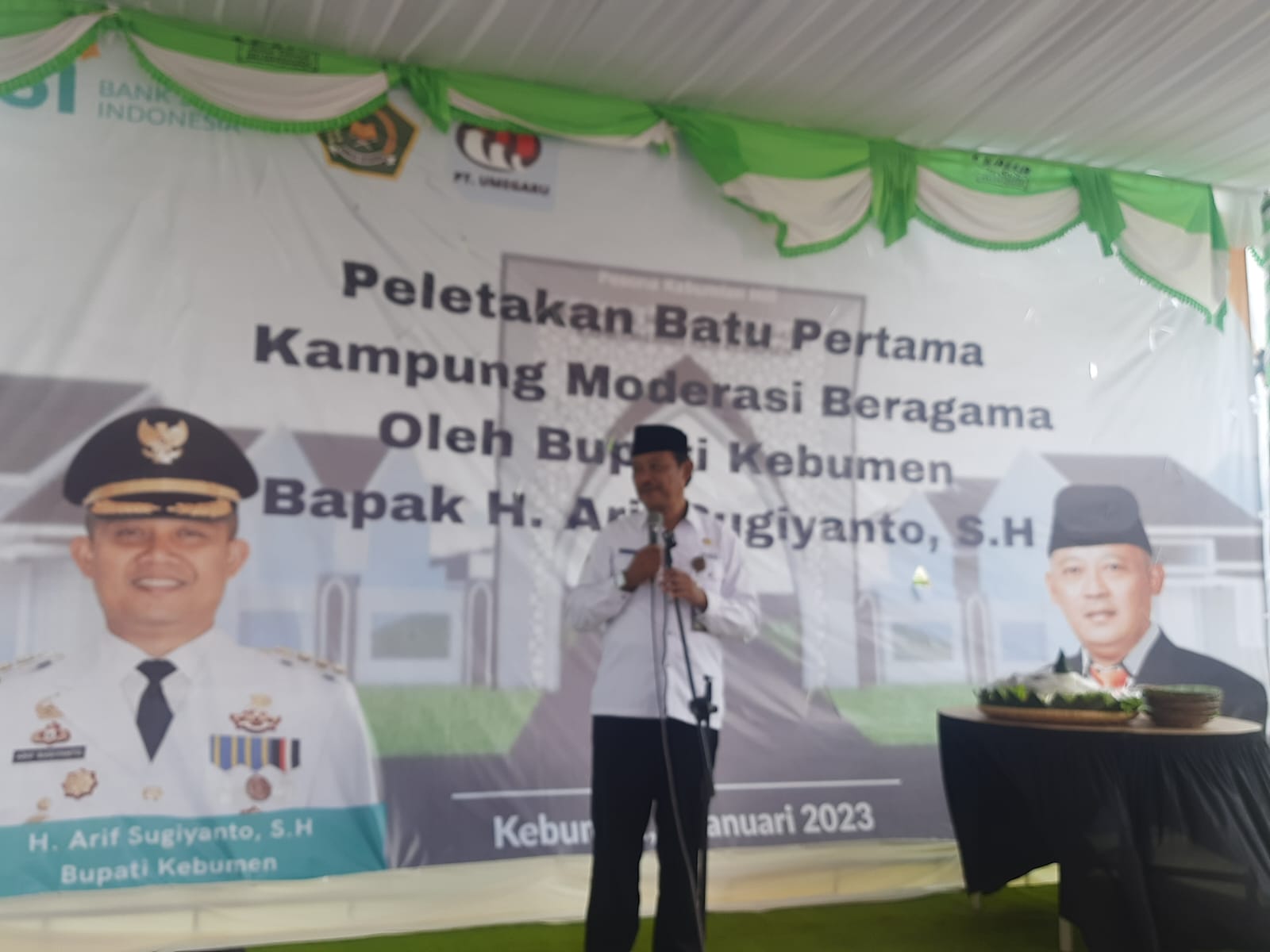 Momentum Hari Amal Bhakti, Kemenag Kebumen Launching Program Pembangunan Kampung Moderasi.