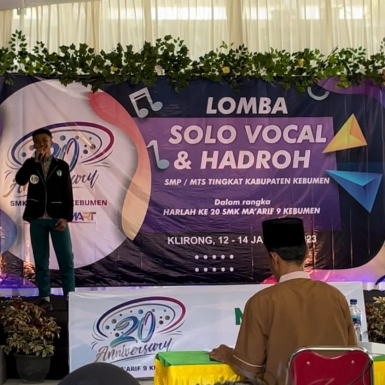 Siswa MTsN 6 Kebumen Juara Solo Vokal Tingkat Kabupaten