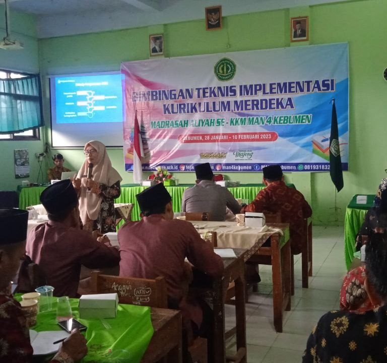 MAN 4 Kebumen Gelar Bimtek Implementasi Kurikulum Merdeka