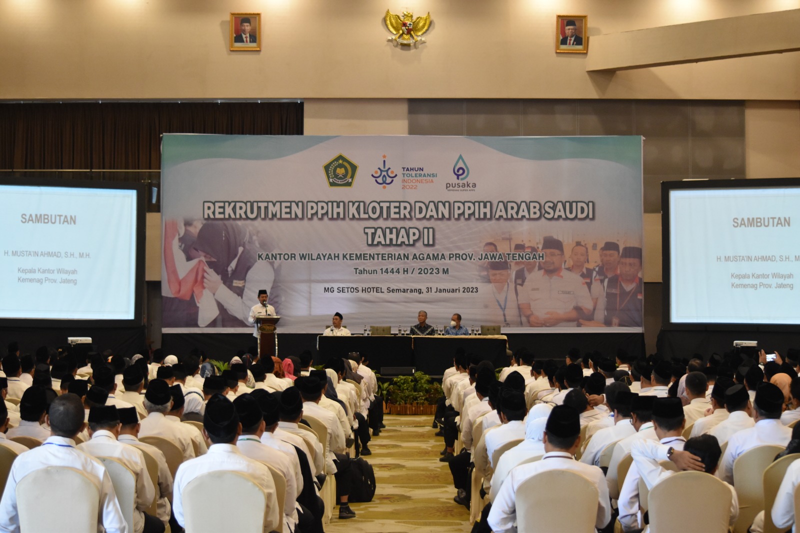 Jawa Tengah Pengirim Jemaah Haji Terbanyak, Kakanwil Tegaskan Petugas Haji Harus Profesional dan Kompeten
