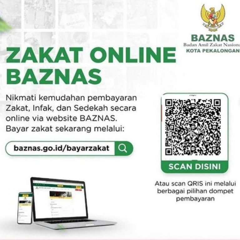 Zakat di Baznas Bisa Online