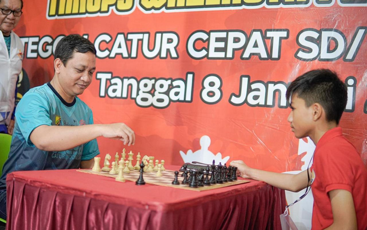 Turnamen Catur Pelajar Thropy Wali Kota Cup Peserta Membludak.