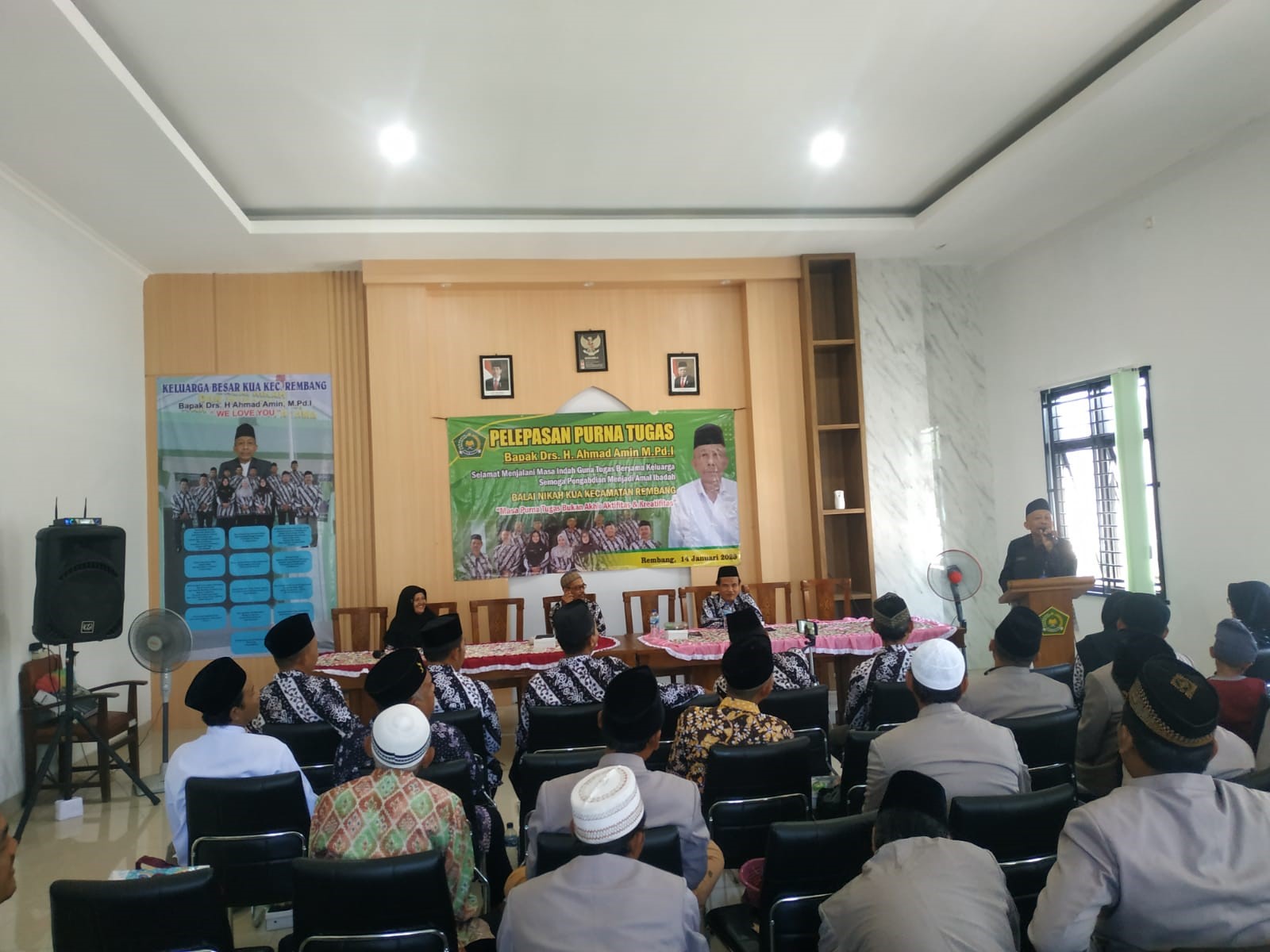 Ahmad Amin Masuki Masa Purna Tugas, Ini Kesan Pegawai KUA Rembang