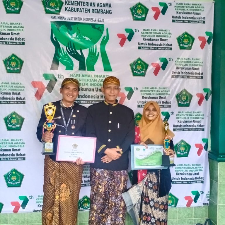 Raih Penghargaan Kontributor Berita Terbaik, MIN 1 Rembang Bertekad Pertahankan Prestasi di 2023
