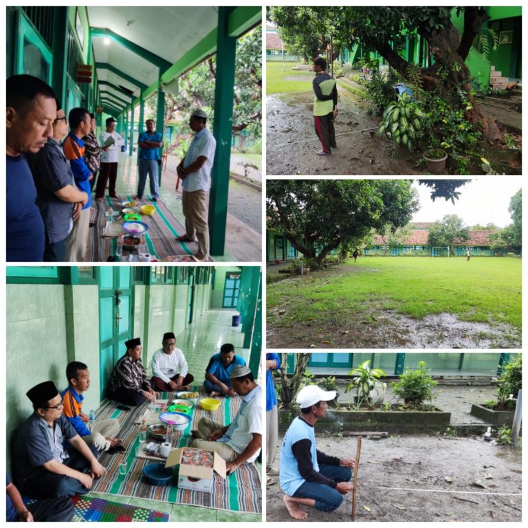 Tingkatkan Kualitas Sarpras, MTsN 1 Rembang Adakan Pembangunan Hall Indoor