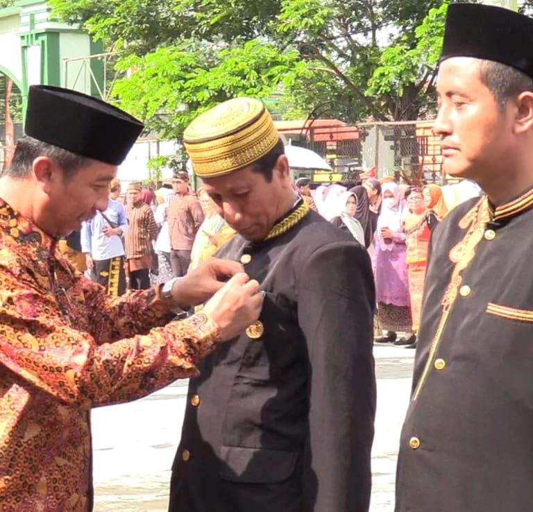 Upacara HAB ke-77, Puluhan Pegawai Terima Penghargaan