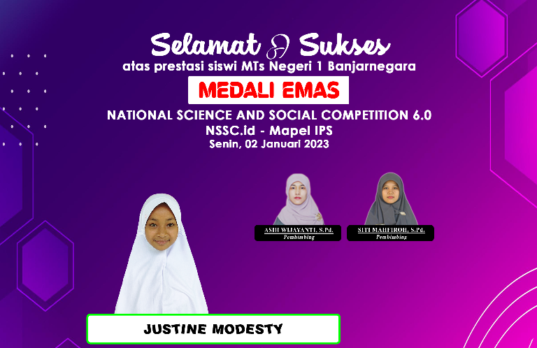 <strong>Sendiri! Justine Modesty Rebut Medali Emas di National Science and Social Competition 6.0</strong>