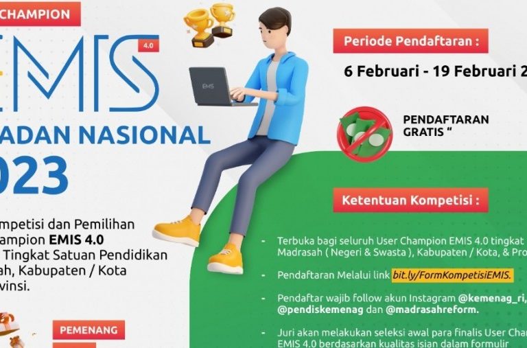 Kemenag Selenggarakan Kompetisi User Champion EMIS Teladan 2023
