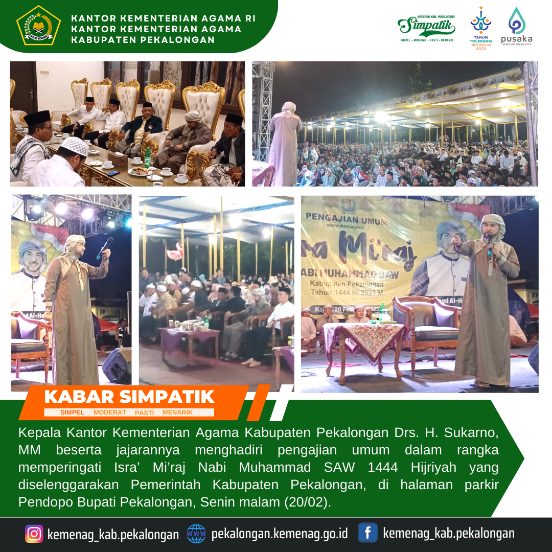 Peringati Isra Mi’raj Nabi Muhammad SAW, Pemkab Undang Habib Ahmad AlHabsy