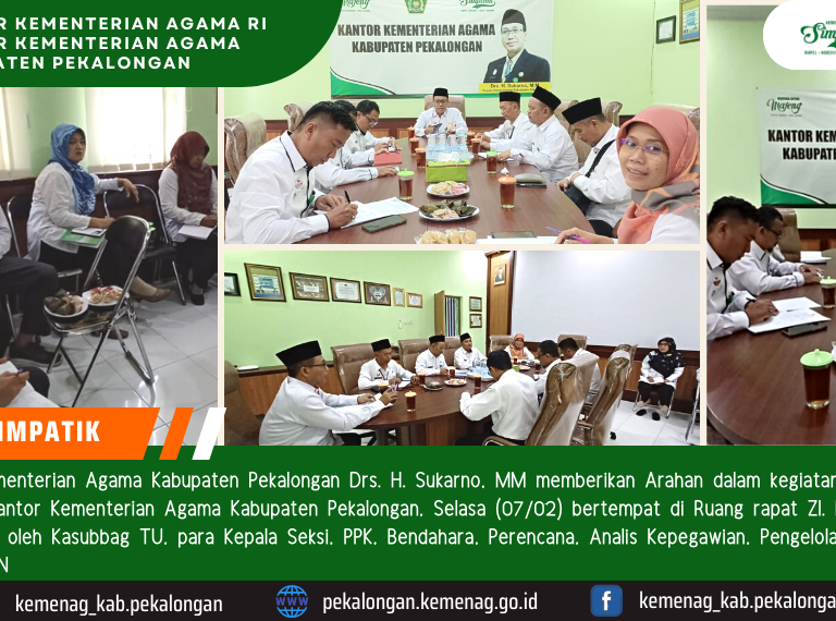 Gelar Rakor Rutin, Kepala Kemenag Ingatkan 10 Pesan Gusmen dalam Rakernas 2023