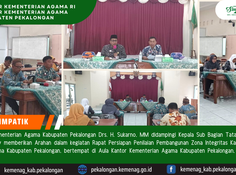 Rapat Persiapan Penilaian Zona Integritas (ZI)