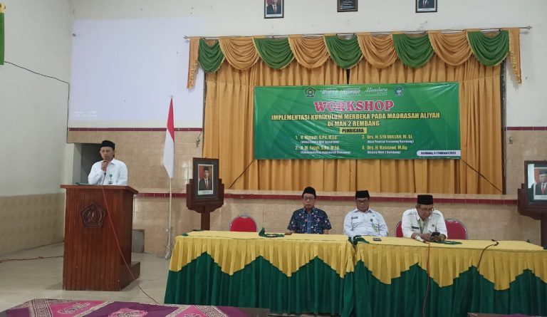 MAN 2 Rembang Selenggarakan Workshop IKM
