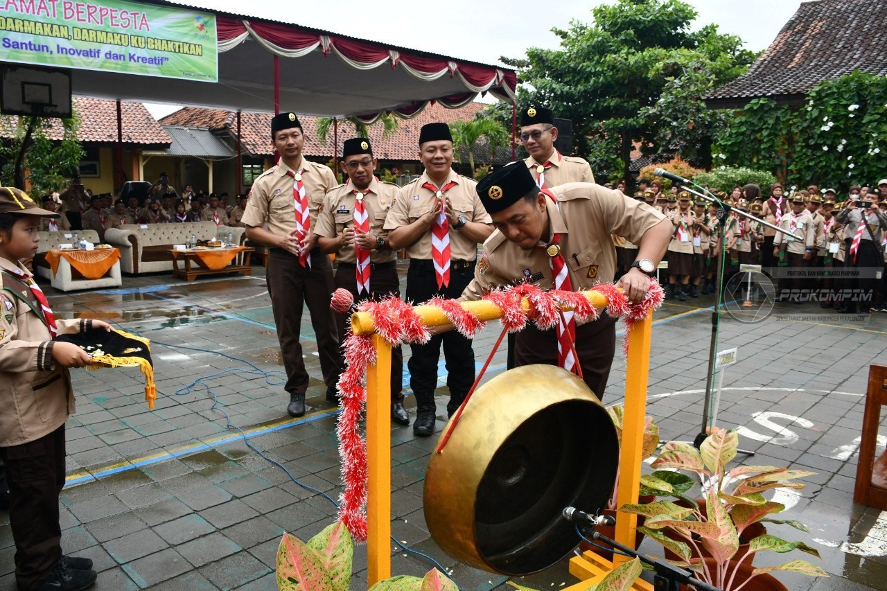 Sekda Pekalongan Buka Pesta Siaga 2023 Kwarcab Kabupaten Pekalongan