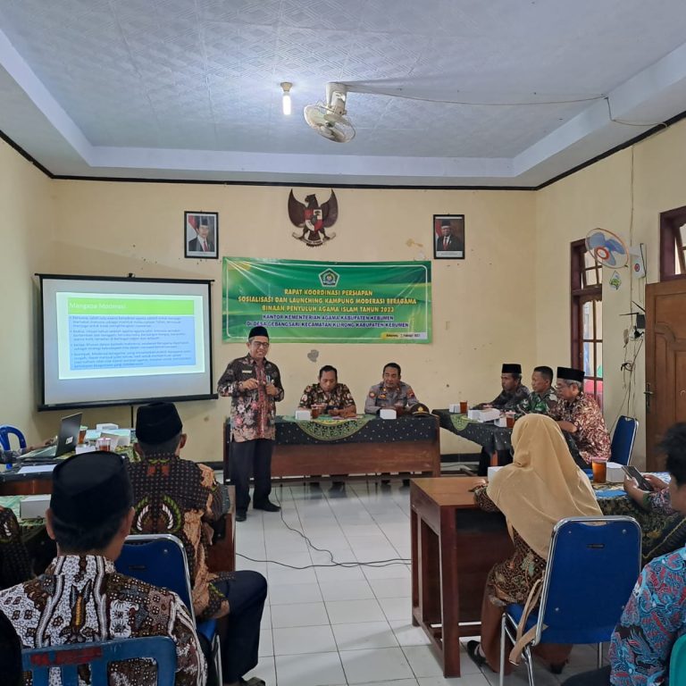 Kemenag Kebumen Bakal Kukuhkan Desa Gebangsari Klirong Sebagai Kampung Moderasi Beragama