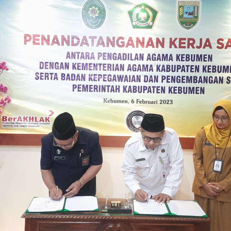 Cegah Beredarnya Akta Cerai Palsu, Kemenag dan Pengadilan Agama Kebumen Jalin Kerjasama