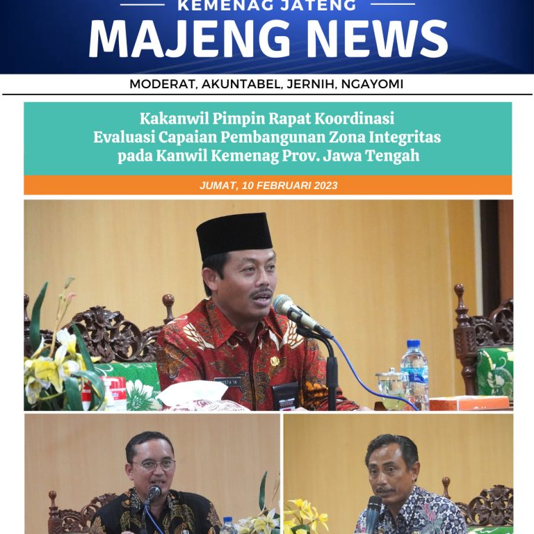 Kanwil Gelar Rakor Evaluasi Capaian Pembangunan Zona Integritas