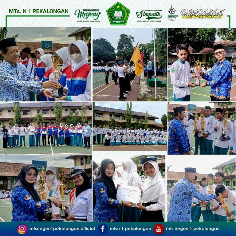 Upacara Bendera Tanggal 17, Pelantikam Pengurus OSIS Periode 2023 dan Penyerahan Hadiah Lomba