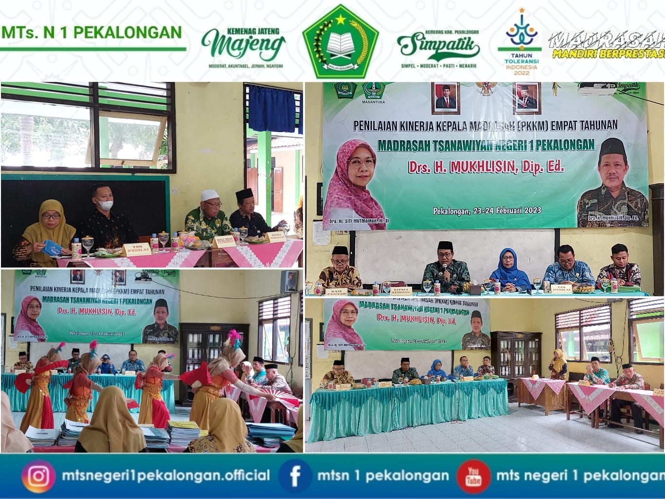 PKKM Empat Tahunan 2023 di MTs N 1 Pekalongan Berjalan Sukses
