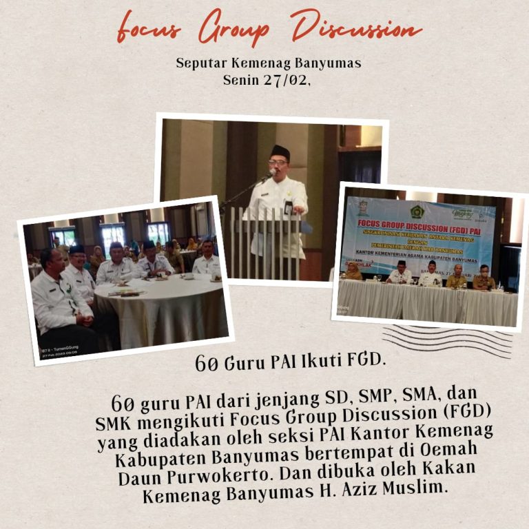 600 ORANG GPAI Kemenag Banyumas PPG akan dibiayai APBD