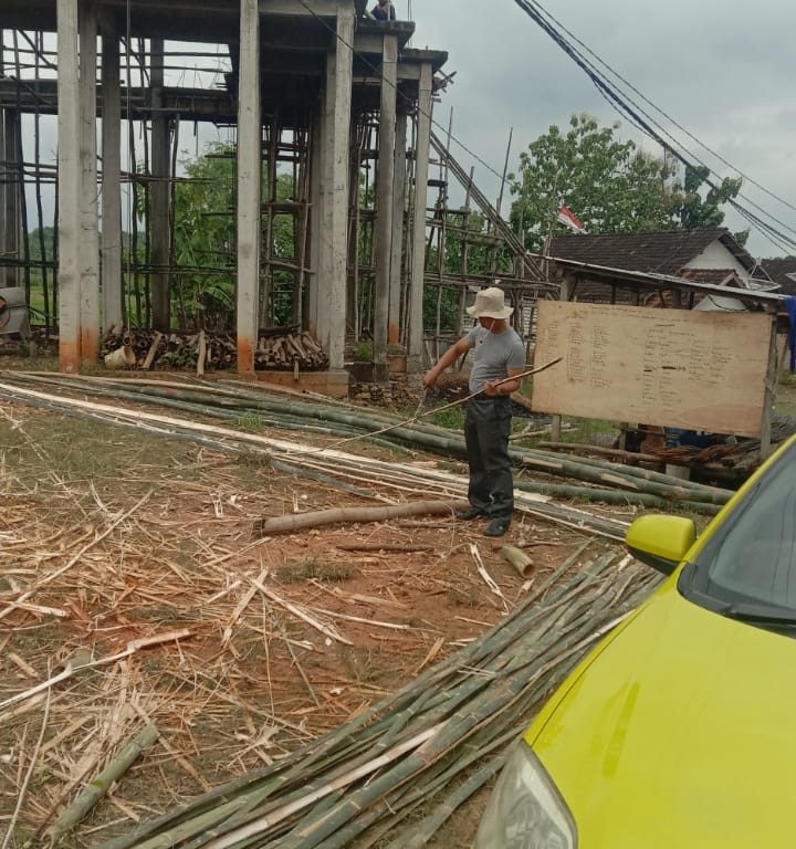Terhenti 2 Tahun, Penyuluh Lanjutkan Pembangunan Masjid Al-Hidayah, Sidorejo Sarang