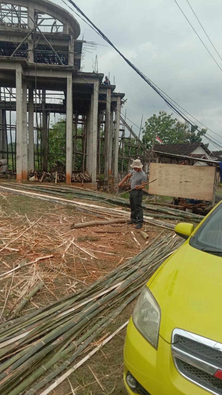 Terhenti 2 Tahun, Penyuluh Lanjutkan Pembangunan Masjid Al-Hidayah, Sidorejo Sarang