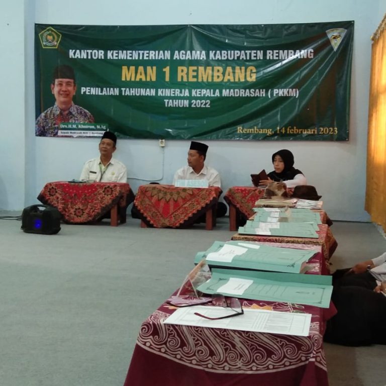 Tim Assesor Lakukan Penilaian Kinerja Kepala MAN 1 Rembang