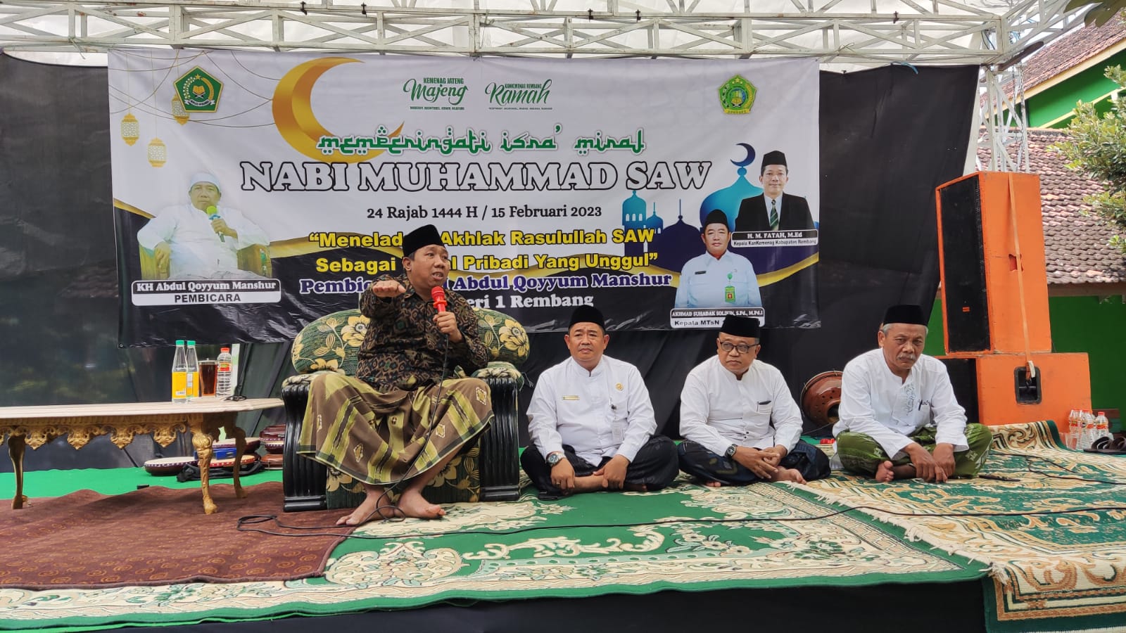 MTsN 1 Rembang Hadirkan Gus Qoyyum dalam Peringatan Isra Miraj, Ini Sejumlah Tausiyahnya
